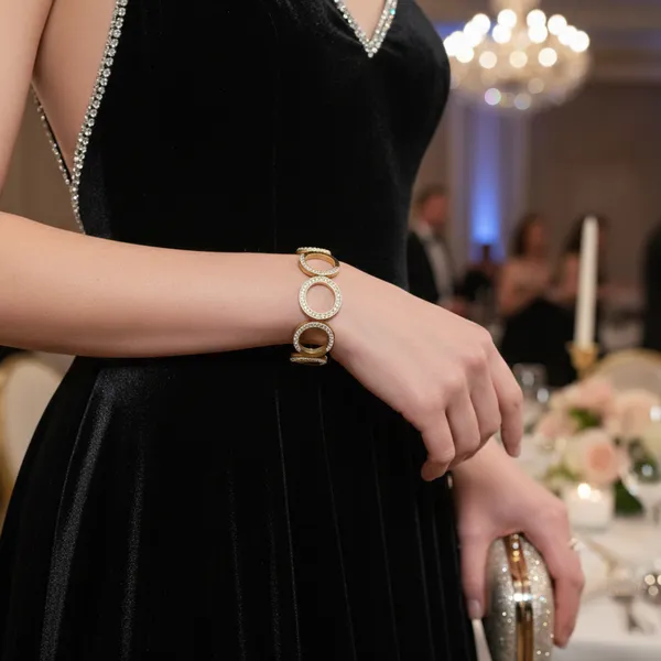 Gold_Lumaire_Multi_Ring_Bracelet_For_Women